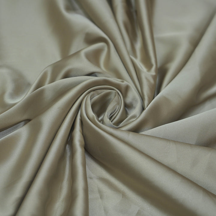 Husky Grey Armani Satin Fabrics