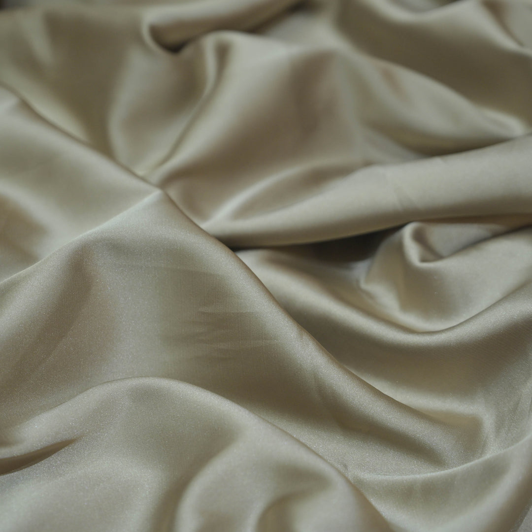 Husky Grey Armani Satin Fabrics