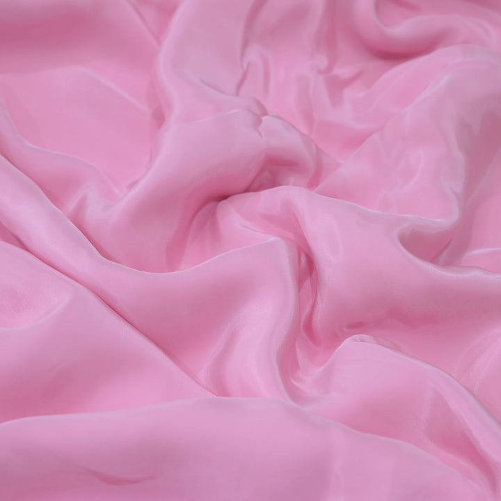 Baby Pink Shisha Crepe Fabrics