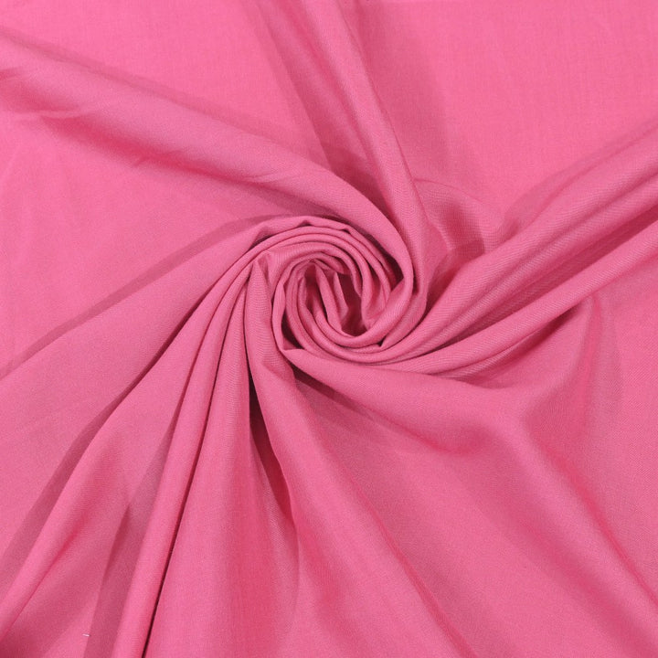 Flamingo Pink Colour Arvind Modal Cotton Fabrics