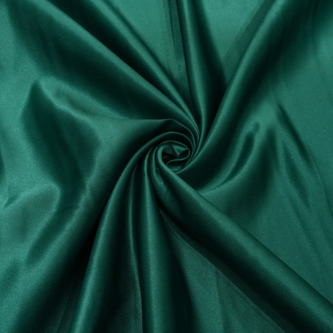 Dark Green Blue Heavy Bridal Satin Fabrics