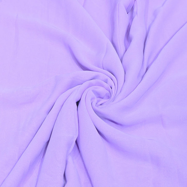 Light Violet Colour Viscose Georgette Fabrics