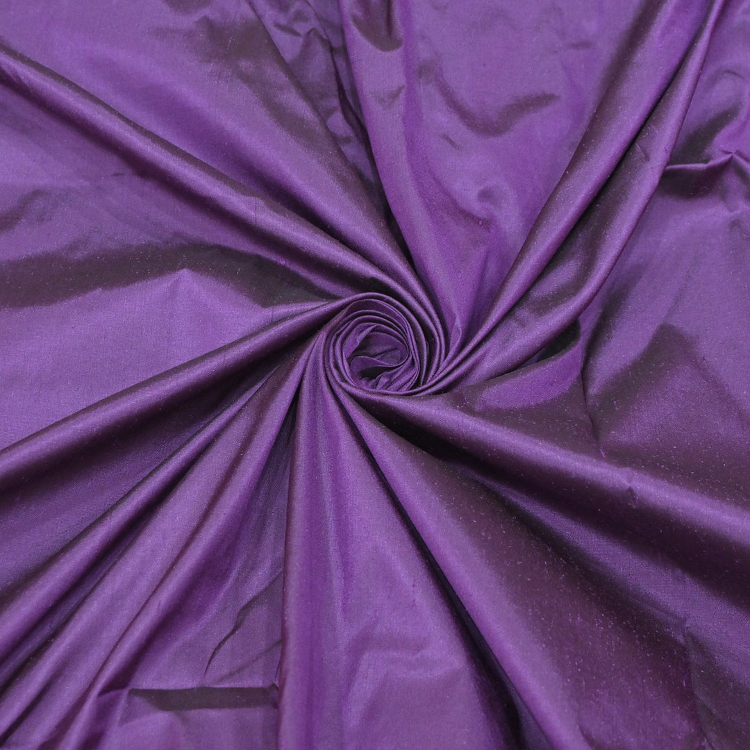 Deep Lavender Colour China Dupion Silk Fabrics