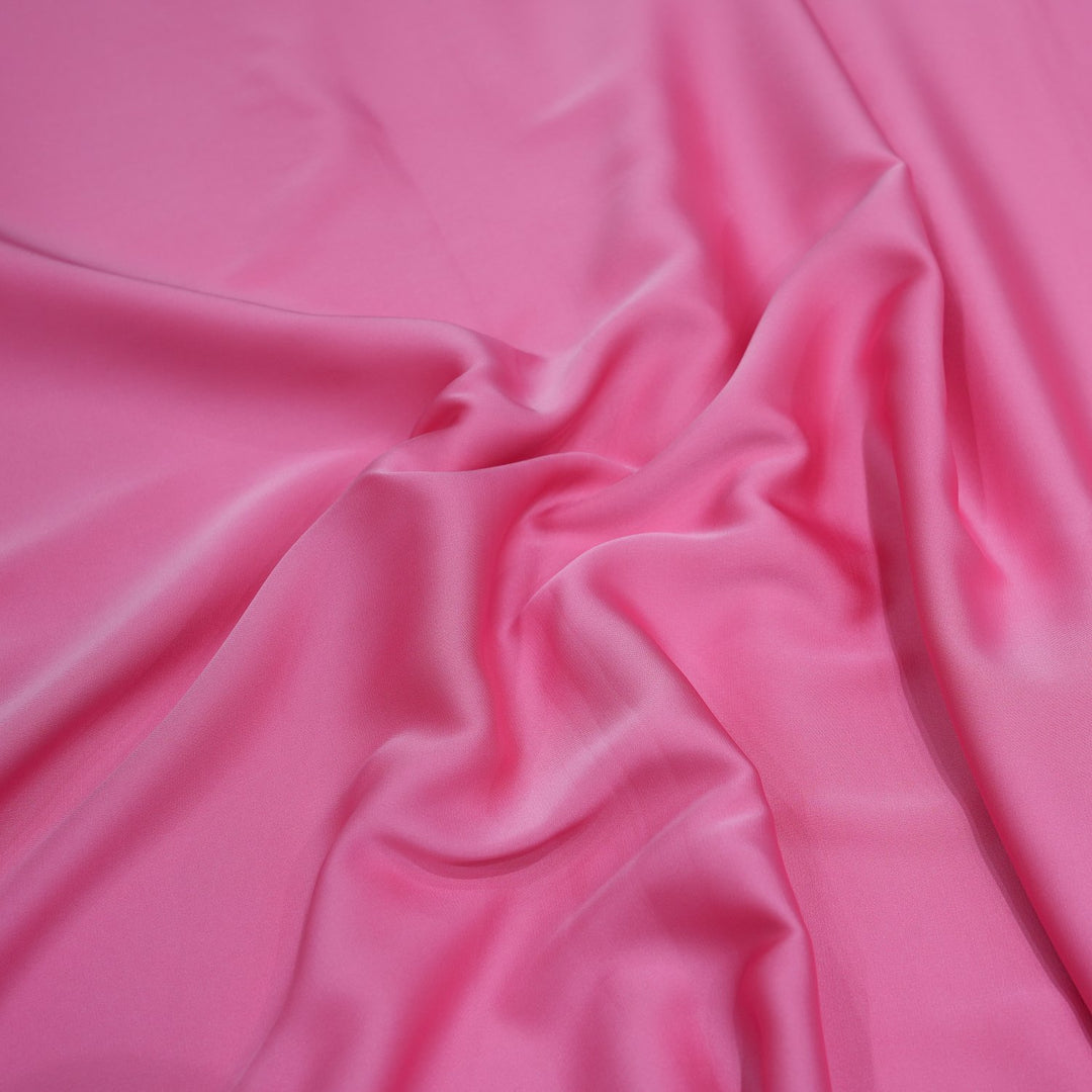 Raspberry Pink Colour Armani Satin Fabrics