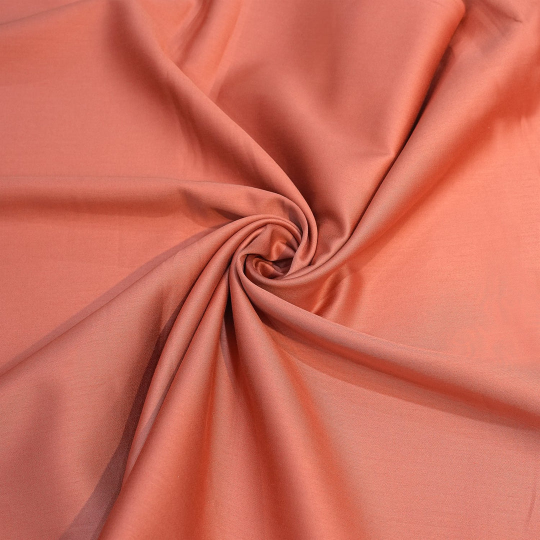 Terra Cotta Colour Glace Cotton Fabrics