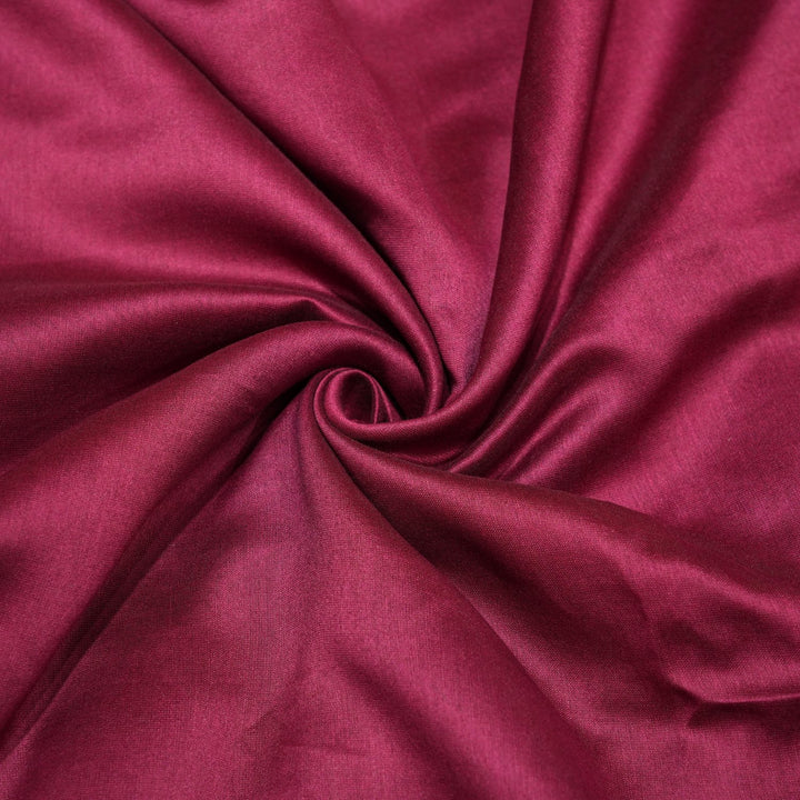 Maroon Colour 70gm Silk Chandei Fabrics