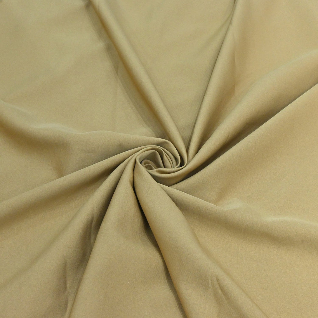 Khaki Colour Banana Crepe Fabrics