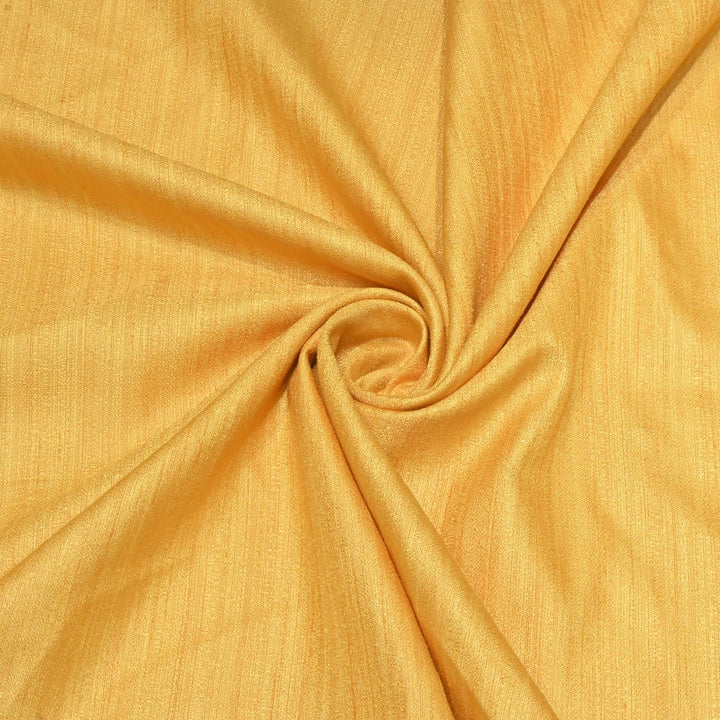 Saffron Mango Colour Poly Champion Silk Fabrics