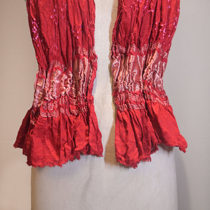 Red Bandhani Dupatta