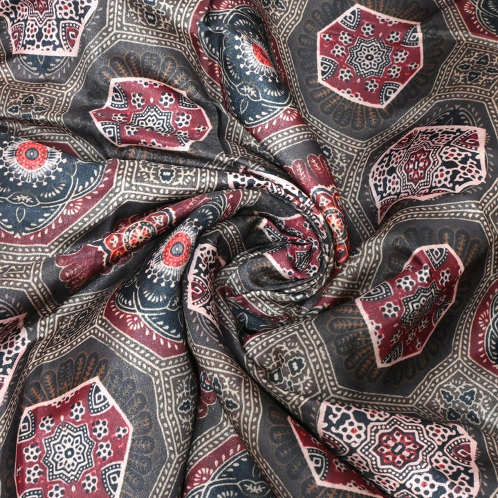 Semi Tusser Silk Prints Fabrics