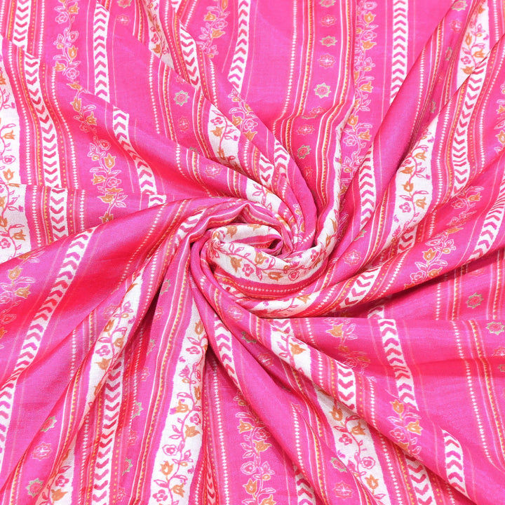 Premium Muslin Digital Print Fabric - 000844-13