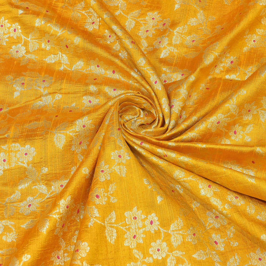 Premium Pure Raw Silk Meena Zari Banarasi Fabrics