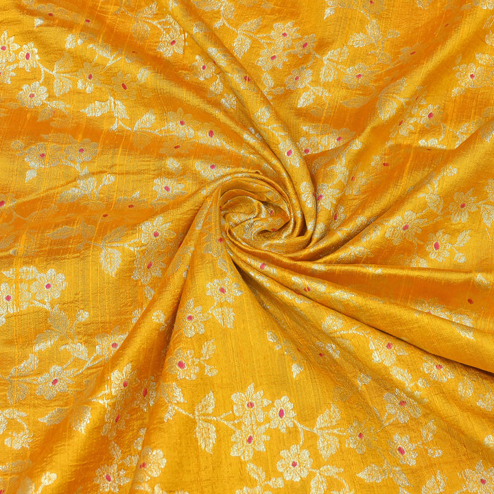 Premium Pure Raw Silk Meena Zari Banarasi Fabrics