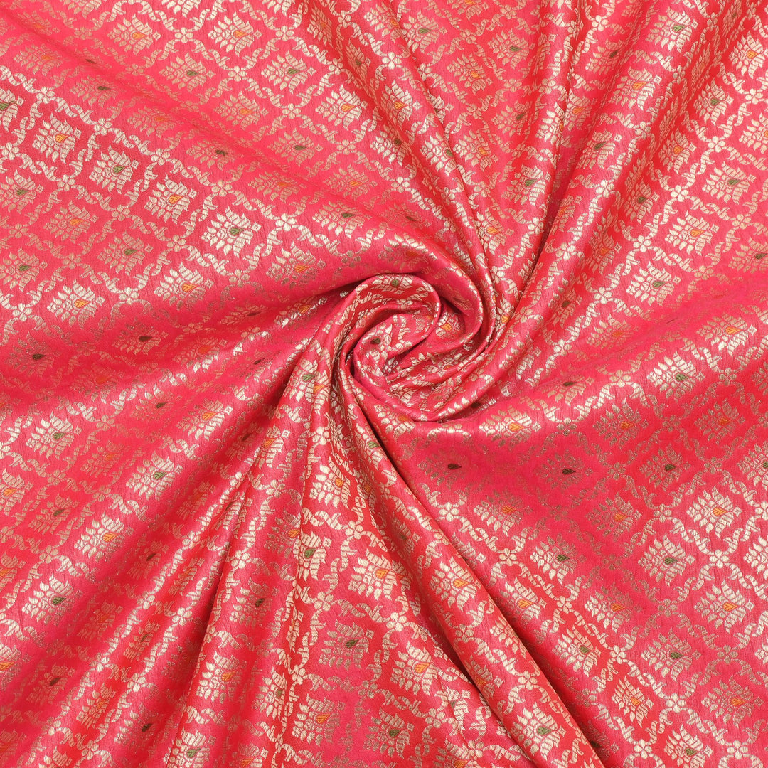 Katan Meena Brocade Fabrics