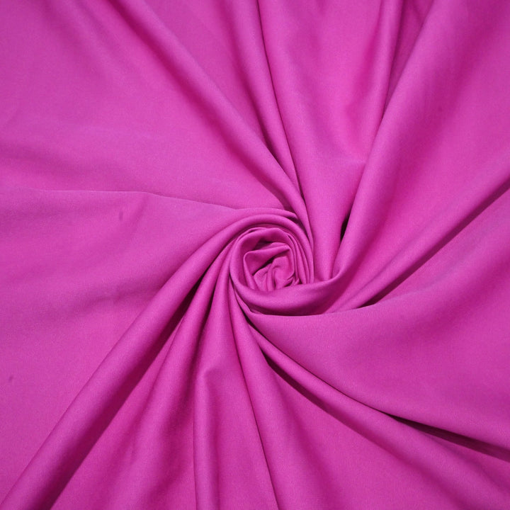 Pink Colour Banana Crepe Fabrics