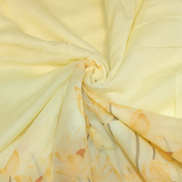 Beautiful Mul Chanderi Digital Prints Fabrics