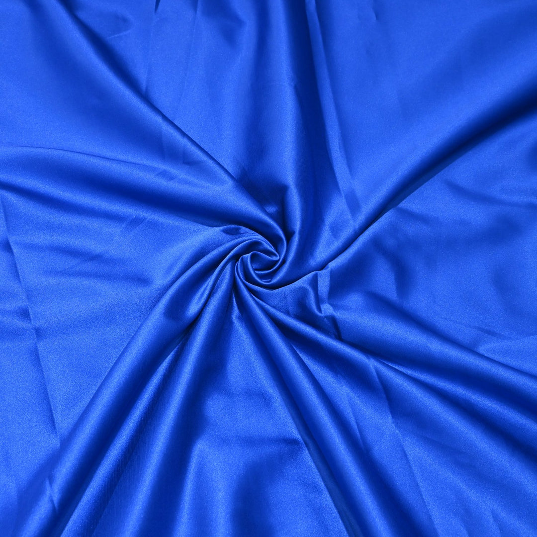 Dark Blue Colour Armani Satin Fabrics