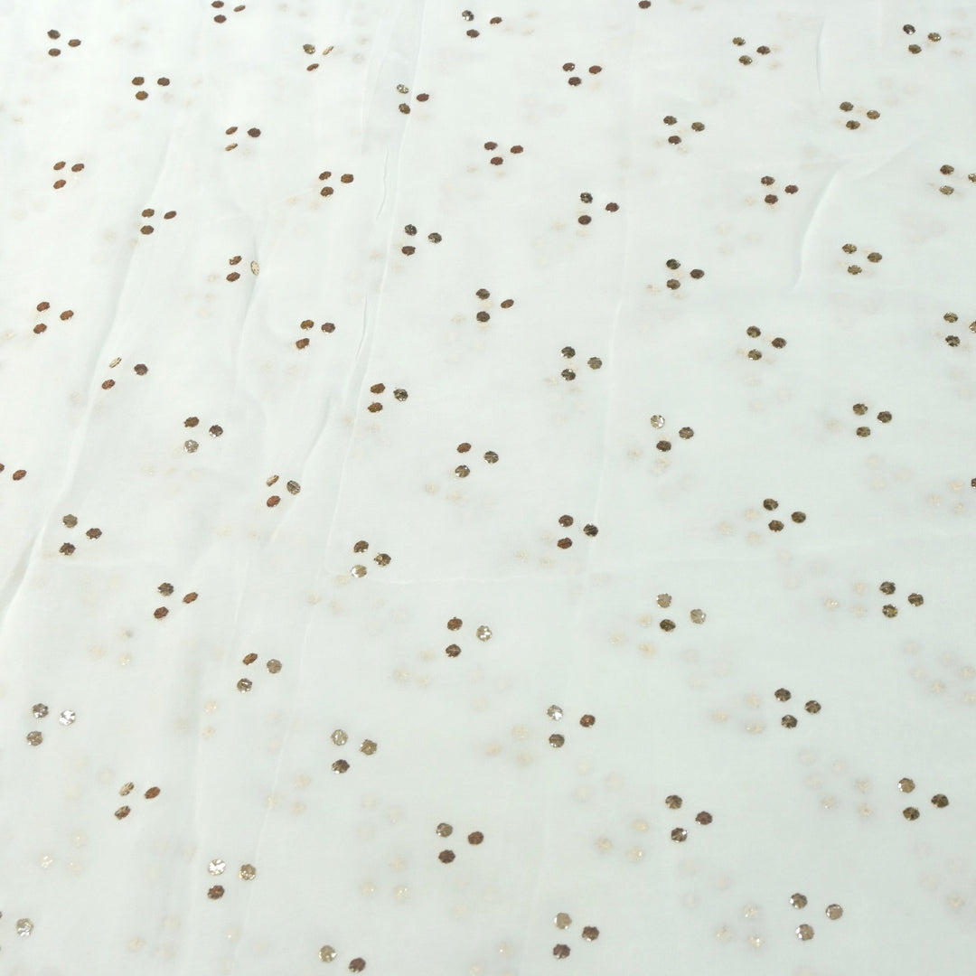 Viscose Georgette Hand Work Mukaish Fabrics