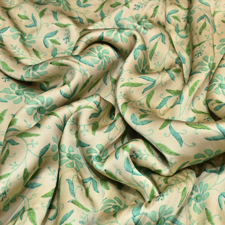 Bemberg Satin Digital Print Fabric– Soft Luxury Designer Satin Fabric 001333-19