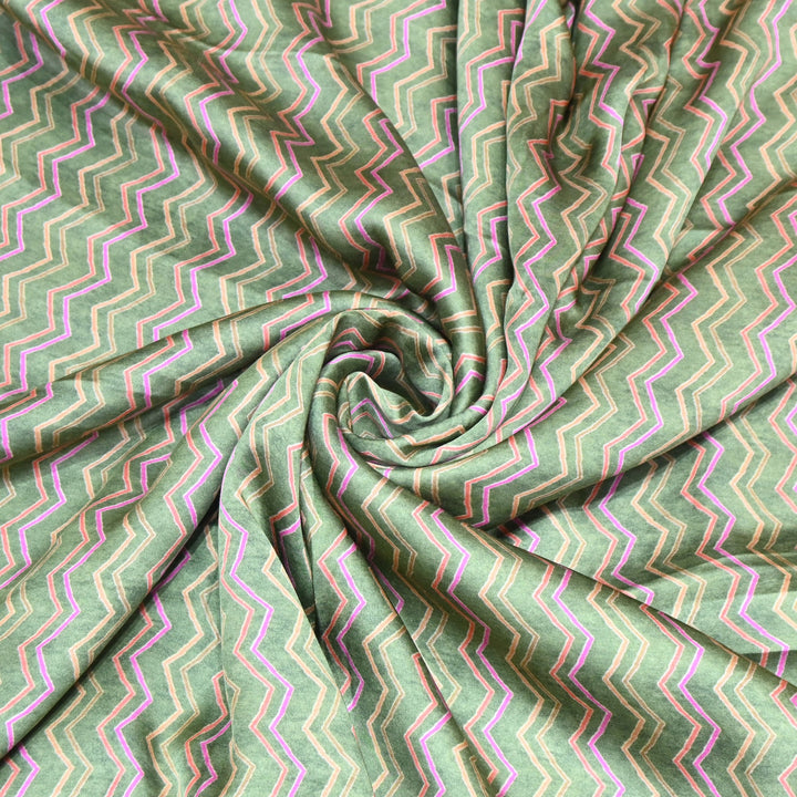Bemberg Satin Digital Print Fabric– Soft Luxury Designer Satin Fabric 001333-32
