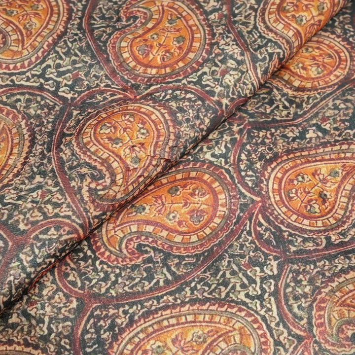 Semi Tusser Silk Prints Fabrics