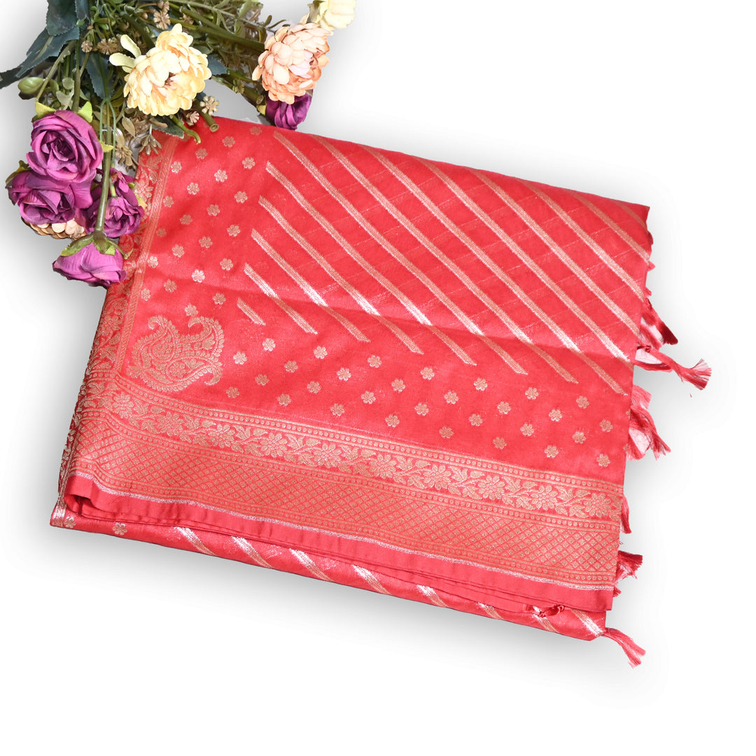 Premium Banarasi Zari Dupatta|Traditional Woven Ethnic Elegance