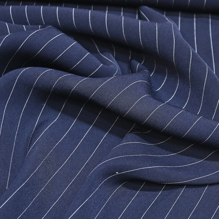 Navy Blue Color Imported Japanese Suiting Fabric – Designer Suiting for Men AT0075-4