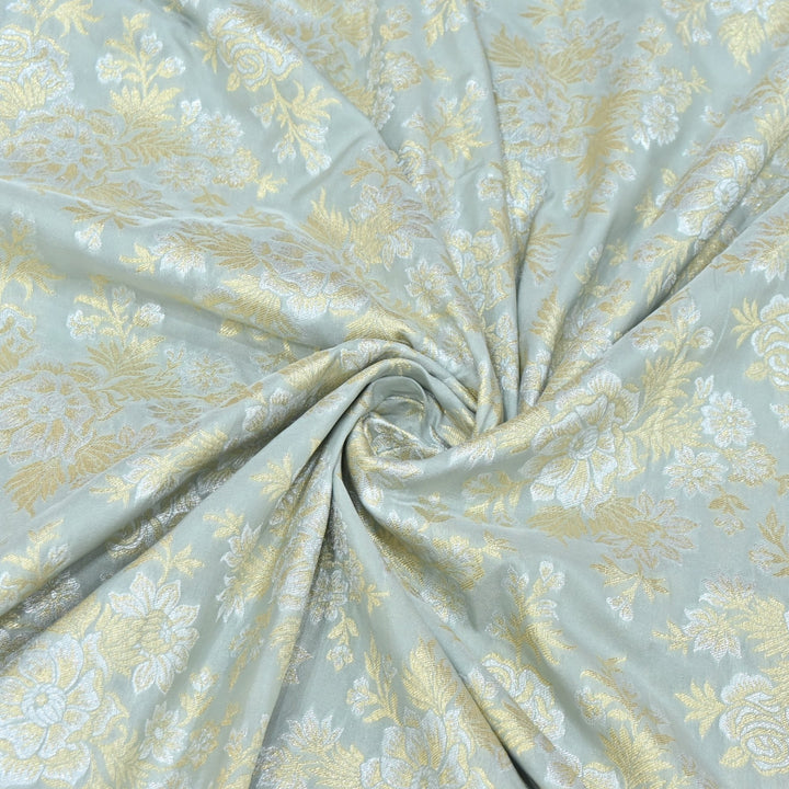 Pure Katan Silk Antique Brocade Fabrics