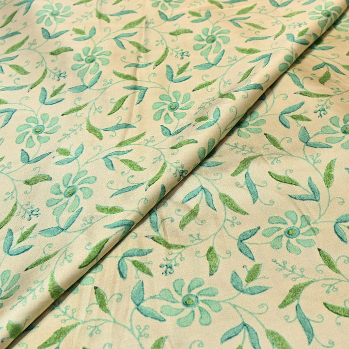 Bemberg Satin Digital Print Fabric– Soft Luxury Designer Satin Fabric 001333-19