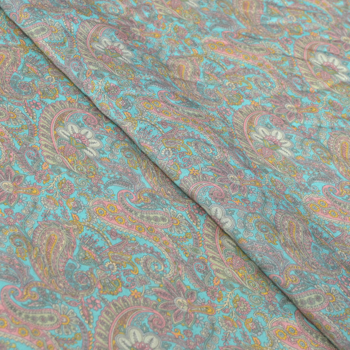 Floral Bamberg Satin Digital Print Fabrics