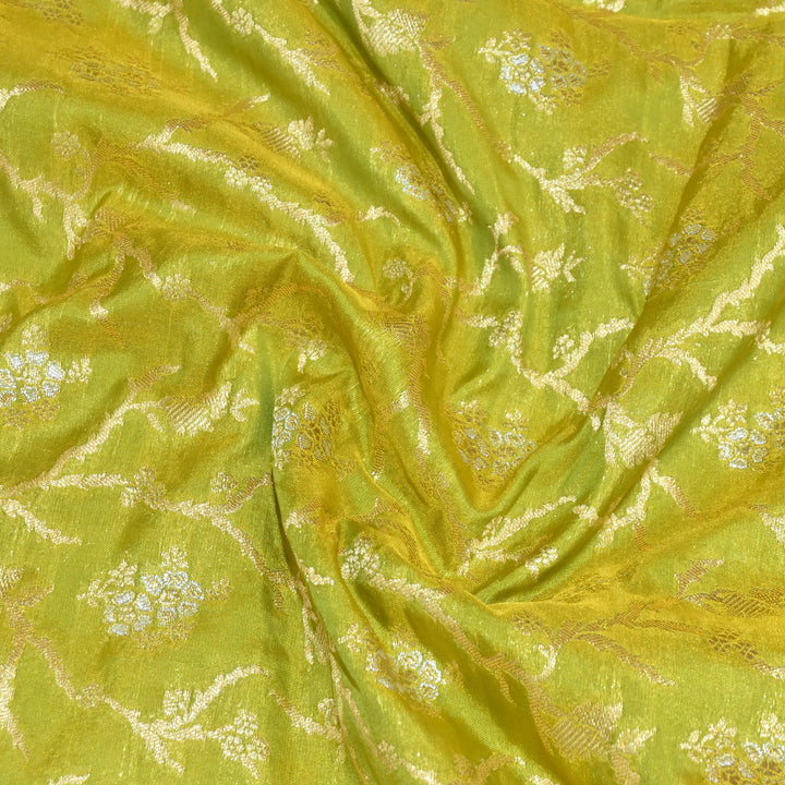 Silk Alfi Zari Brocade Fabrics