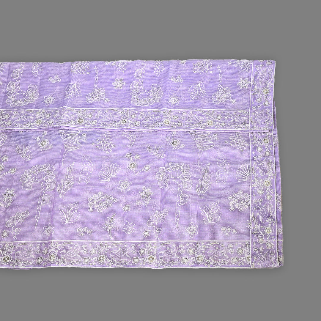 Kota Check Thread & Sequence Dupatta – Elegant Ethnic Dupatta for Women- V8332B-4