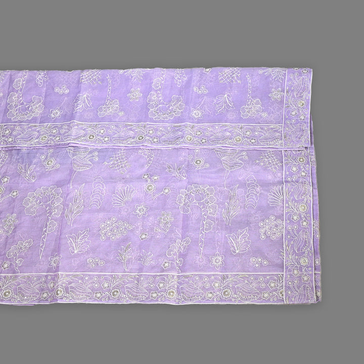 Kota Check Thread & Sequence Dupatta – Elegant Ethnic Dupatta for Women- V8332B-4
