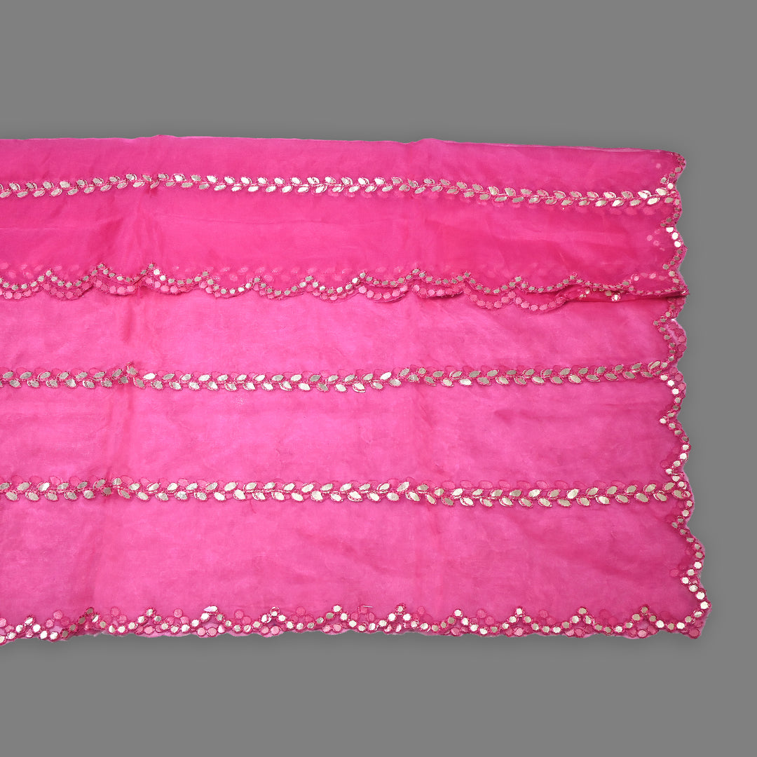 Organza Gota Patti Work Dupatta – Elegant Ethnic Dupatta for Women
