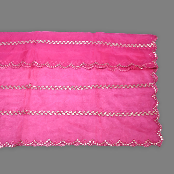 Organza Gota Patti Work Dupatta – Elegant Ethnic Dupatta for Women