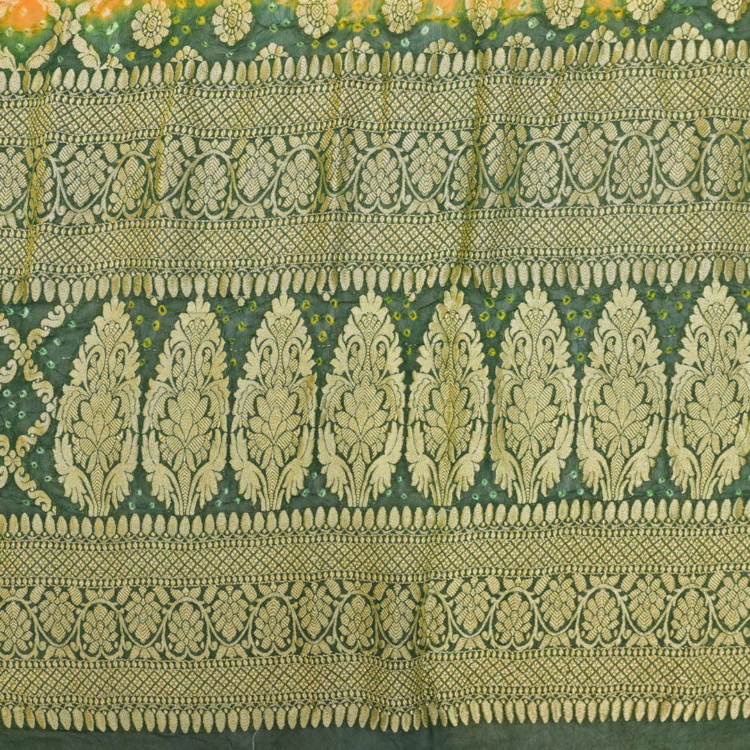 Mustard Yellow Ghatchola Bandhani Dupatta