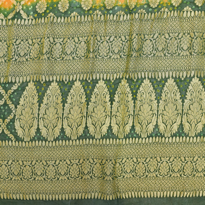 Mustard Yellow Ghatchola Bandhani Dupatta