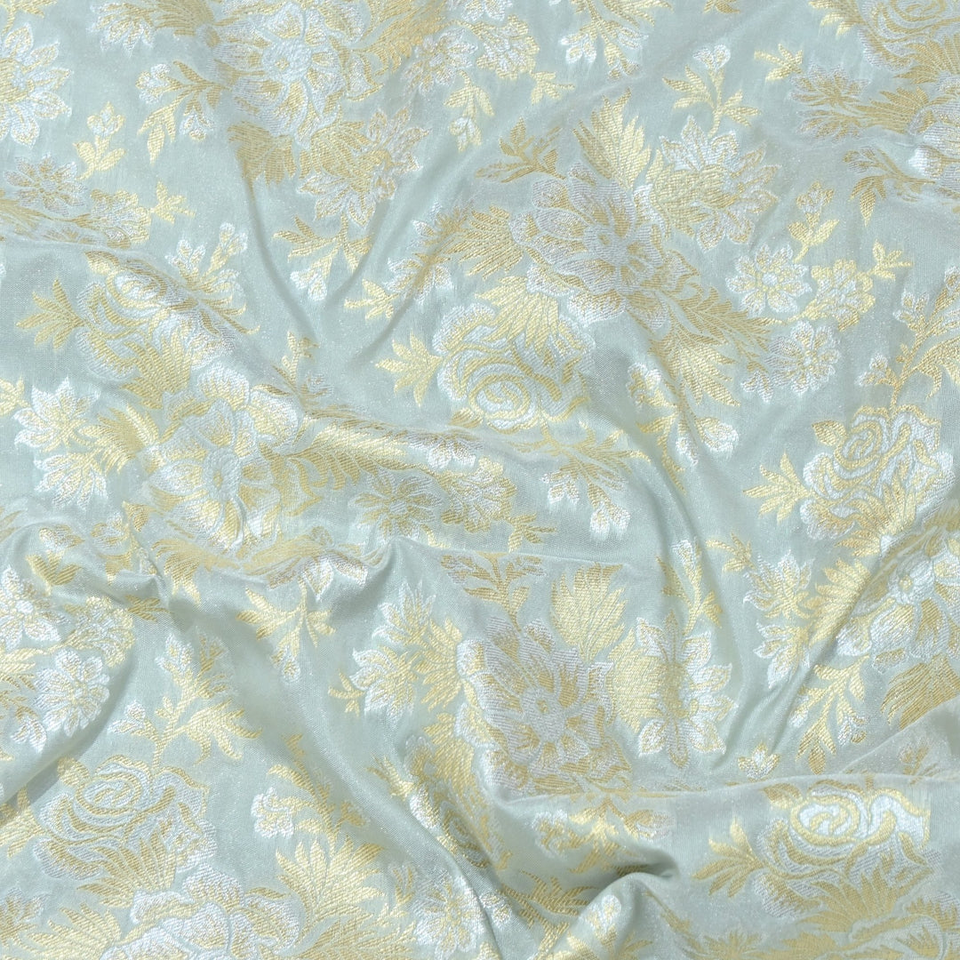 Pure Katan Silk Antique Brocade Fabrics