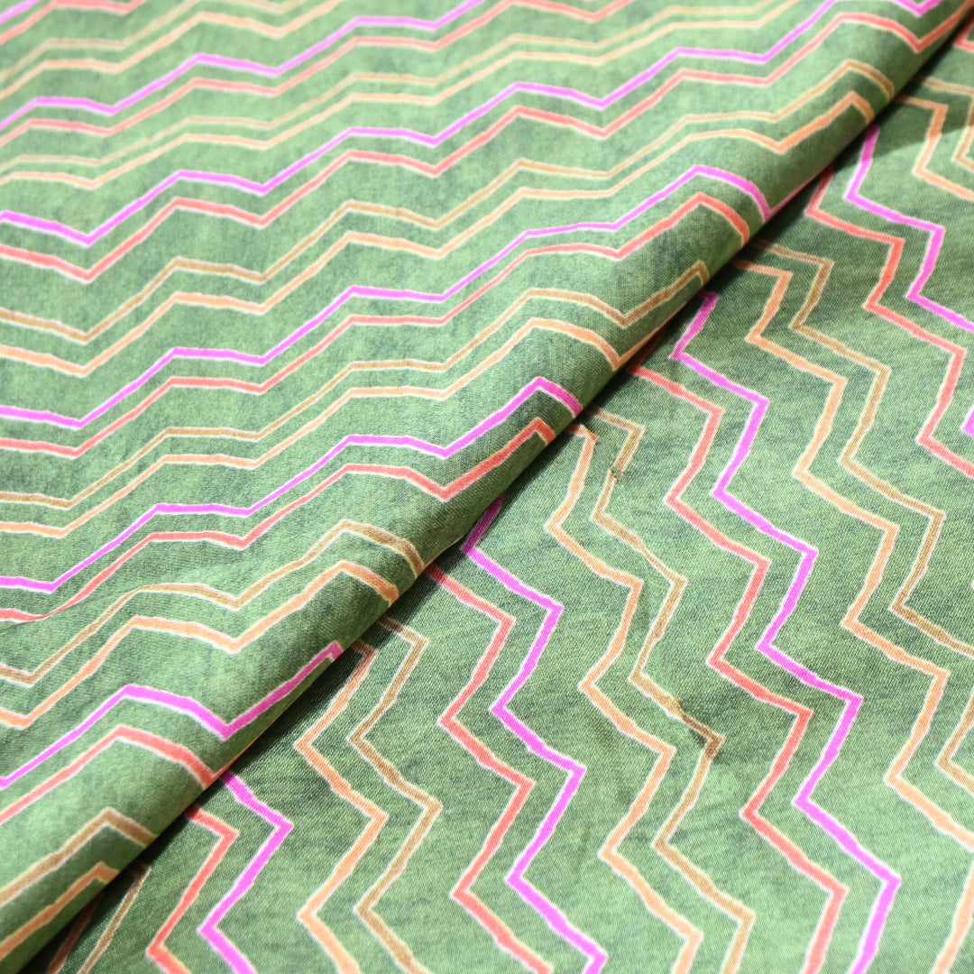 Bemberg Satin Digital Print Fabric– Soft Luxury Designer Satin Fabric 001333-32