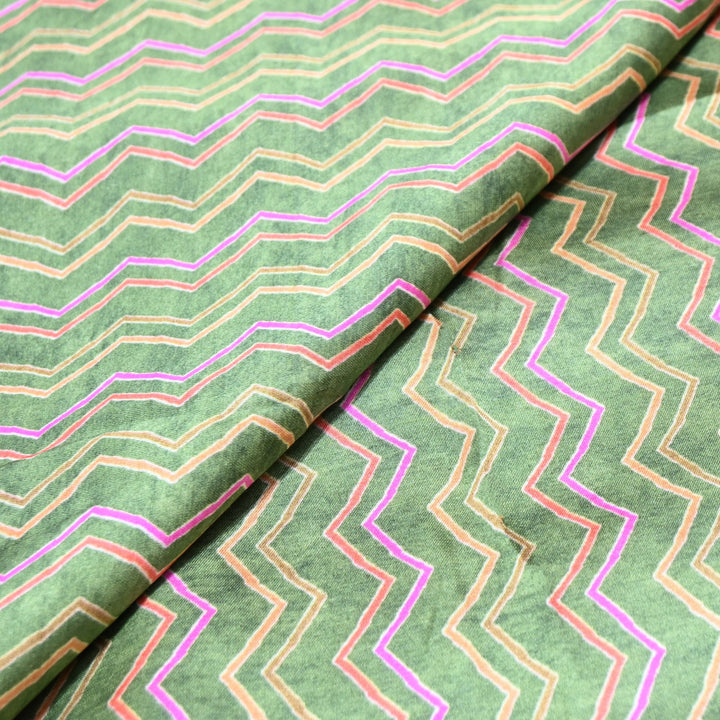 Bemberg Satin Digital Print Fabric– Soft Luxury Designer Satin Fabric 001333-32