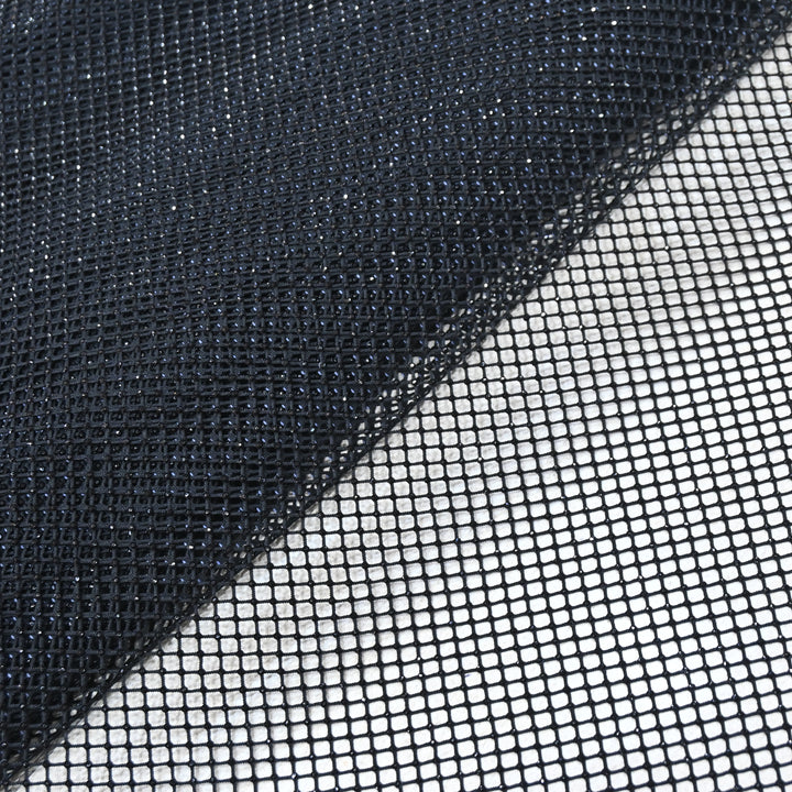 NET EMBROIDERED FABRIC WITH GRID SHIMMER- CF2305- 04