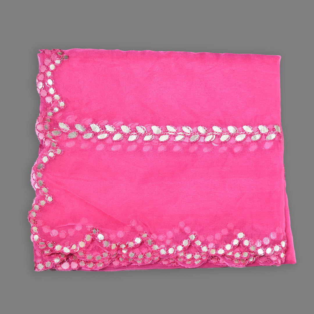 Organza Gota Patti Work Dupatta – Elegant Ethnic Dupatta for Women