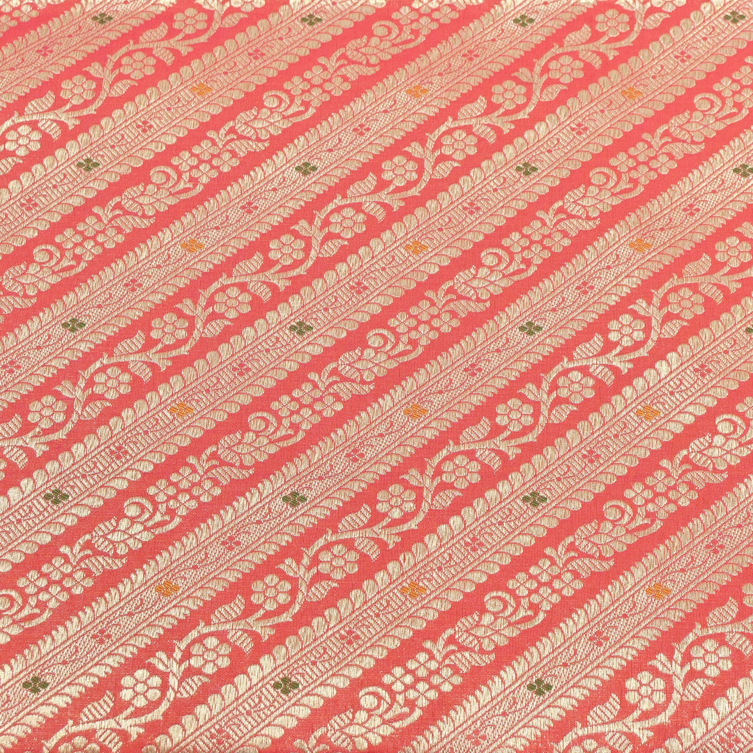 Katan Meena Brocade Fabrics