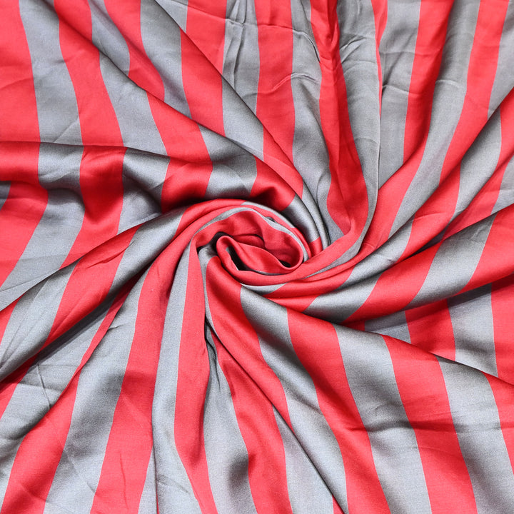 Modal Satin Digital Print Fabric  – Soft Luxury Printed Satin Fabric-001416-1