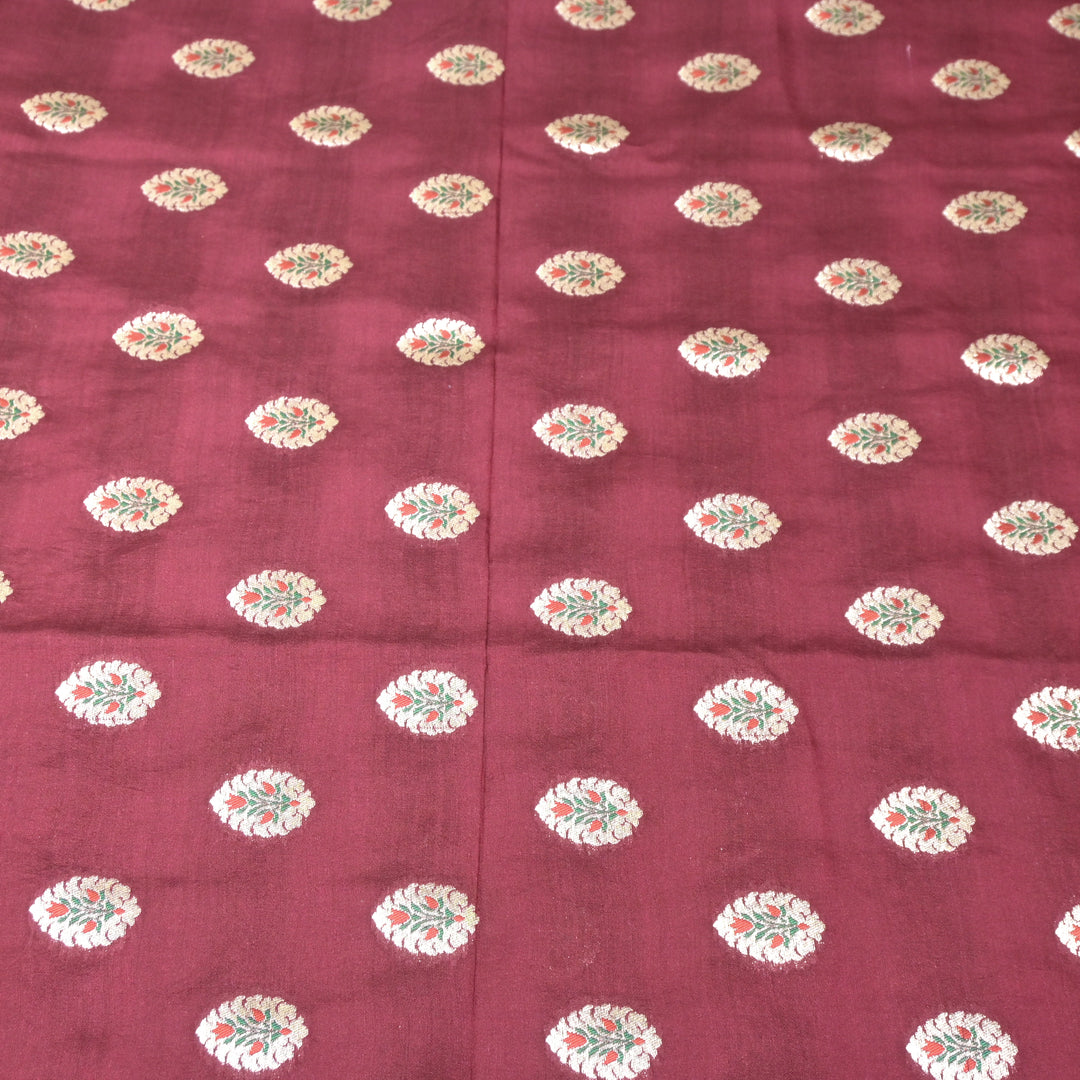 Pure Chiniya Silk Banarasi Brocade Fabric