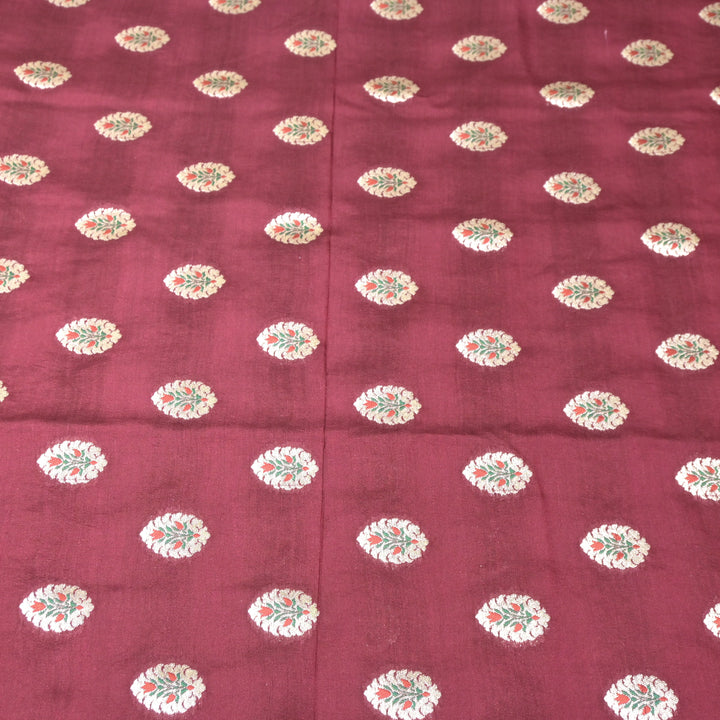 Pure Chiniya Silk Banarasi Brocade Fabric