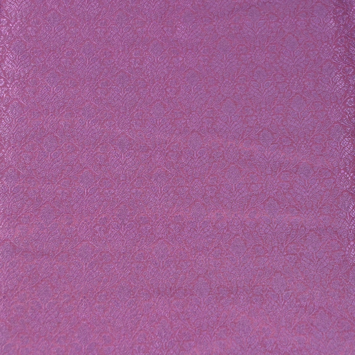 Purple Tanchue Silk Brocade Fabric.