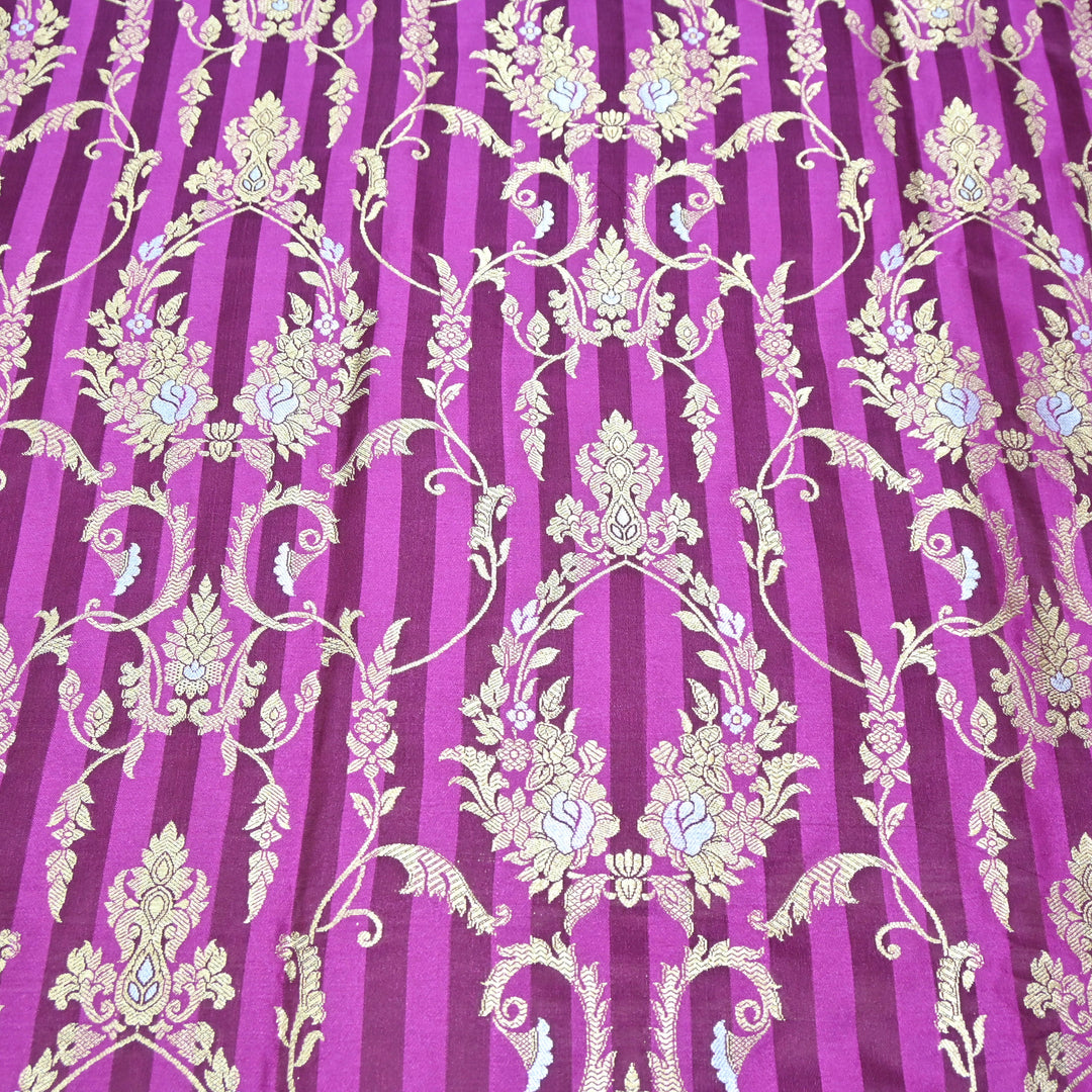 Mulberry Mina Zari Brocade Fabric