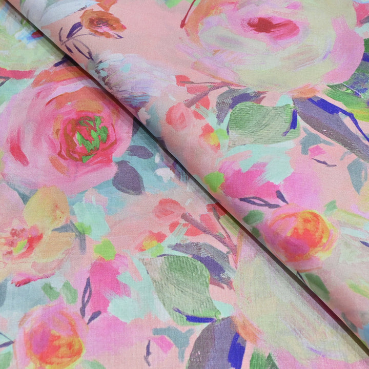 Premium Twill Satin Digital Print Fabrics