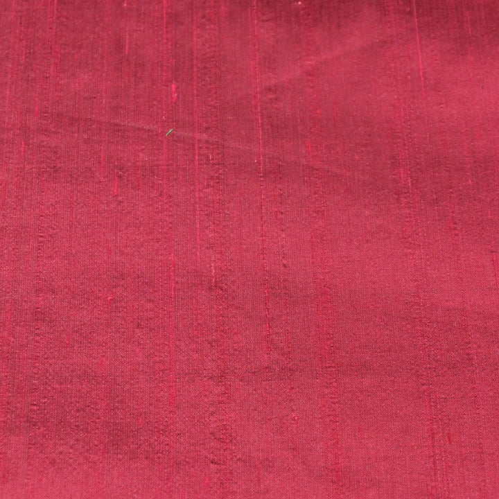 Deep Carmine Colour 100gm Pure Raw Silk Fabrics